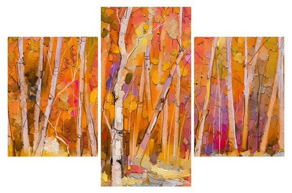 Tablou - Pădurea toamna (90x60 cm)