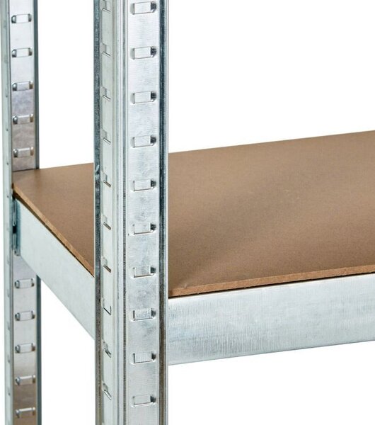 Raft de depozitare stabil din metal cu 5 rafturi 180 x 90 x 40 cm
