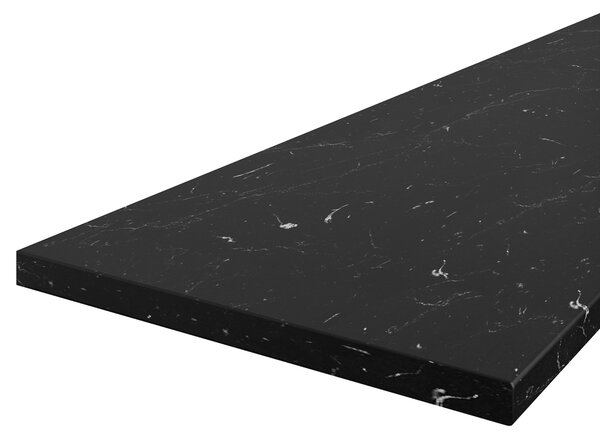 KONDELA Dulap superior de colţ, negru, ARAKA/MENZO/SIBER 30 G-90 ZAK