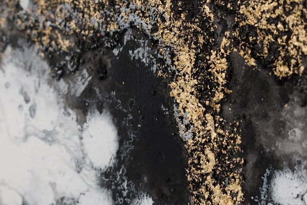 Tablou pictat manual ABSTRACT 1 parte - 120x90 cm - 120×90 cm / Clasic 2 cm