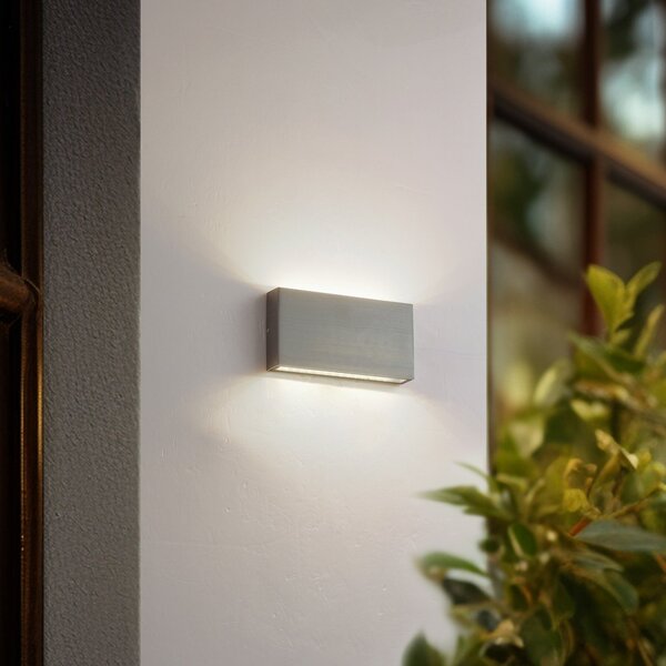Lampă de Exterior Lindby, Jarte, Metalic, Terasă, Aluminiu, Modern
