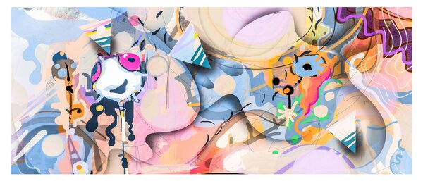 Tablou - Abstracție de basm (120x50 cm)
