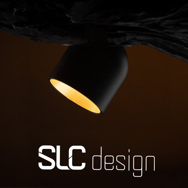 The Light Group SLC Cup downlight LED încastrat negru/auriu 2700K, reglabil, Negru, Camera de zi / sufragerie, Metal, Modern, Corpuri de iluminat încastrate rotunde