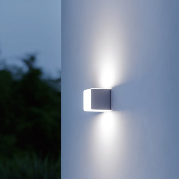 STEINEL L 830 C LED lampă de perete pentru exterior, antracit, reglabil, Negru, Plastic, Modern