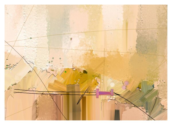Tablou - Abstract, pictură în ulei (70x50 cm)