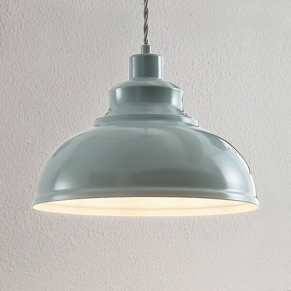 Lindby Albertine lampă vintage, metal, albastru deschis, reglabil, Albastru, Camera de zi / sufragerie, Metal, Vintage