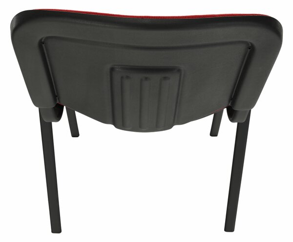KONDELA Scaun de birou, roşu, ISO NEW