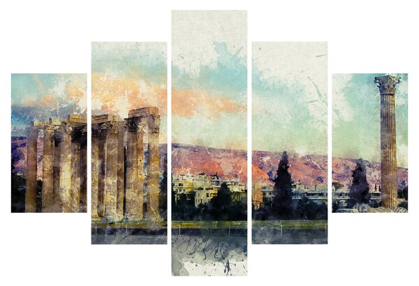 Tablou - Acropole, Atena, Grecia (150x105 cm)