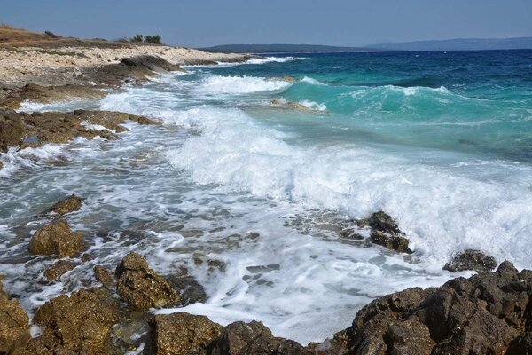 Fototapetă vlies coasta stâncoasă 375 x 250 cm