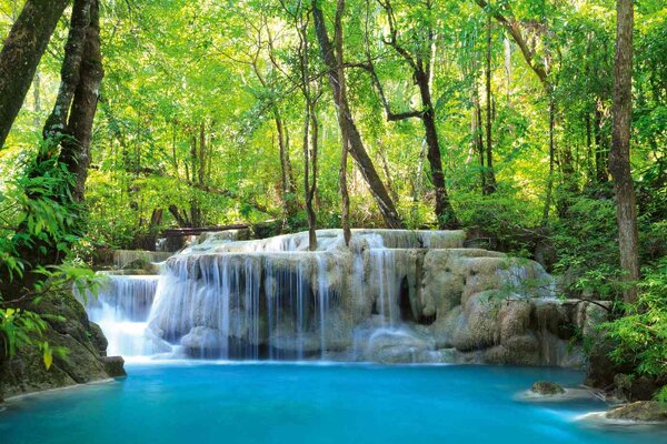 Fototapetă vlies kanchanaburi thailanda 375 x 250 cm