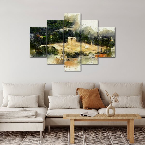 Tablou - Templul lui Zeus, Atena, Grecia (150x105 cm)