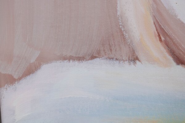 Tablou pictat manual KVET 1 parte 60x90 cm