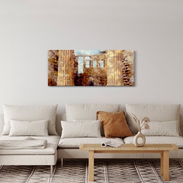 Tablou - Erechtheion, Atena, Grecia (120x50 cm)