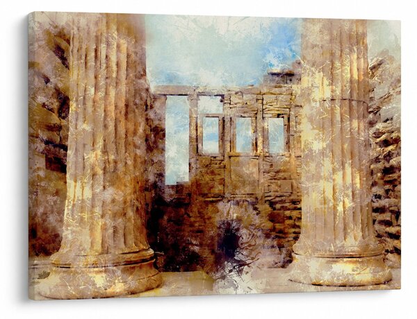 Tablou - Erechtheion, Atena, Grecia (70x50 cm)