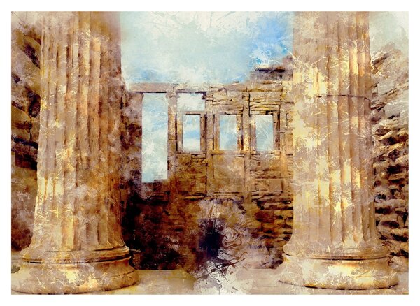 Tablou - Erechtheion, Atena, Grecia (70x50 cm)