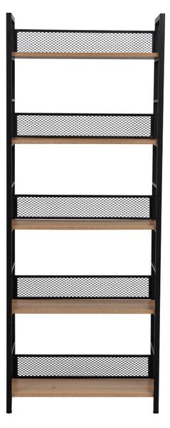 KONDELA Raft, negru/stejar, KELER TIP 2