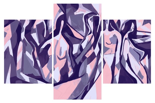 Tablou - Abstract, femei (90x60 cm)