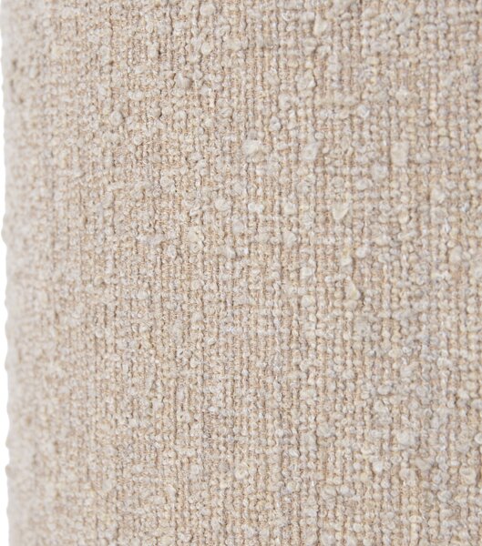 Abajur textil bej cu țesătură buclată 40/40 cm