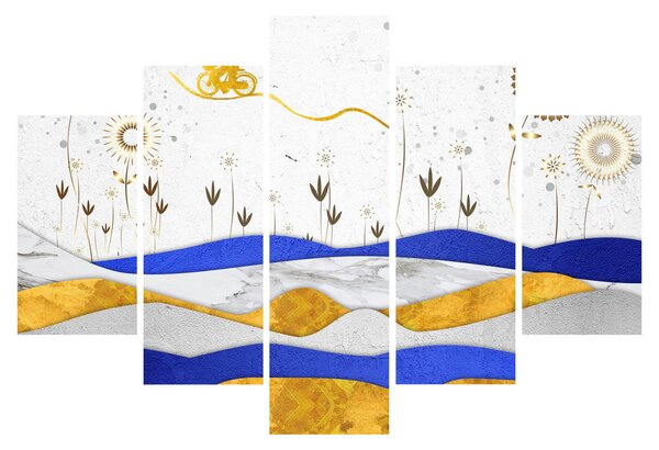 Tablou - Munții aurii (150x105 cm)