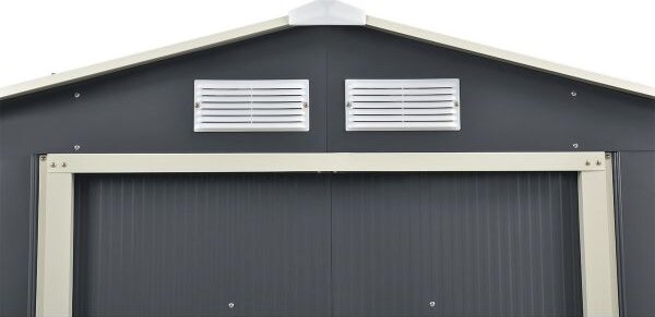 Juskys Căsuță de grădină XXL 277x319x192 cm – antracit