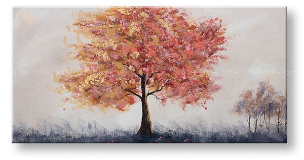 Tablou pictat manual COPACI 1 parte 100x50 cm - 100×50 cm / Klasický 2 cm