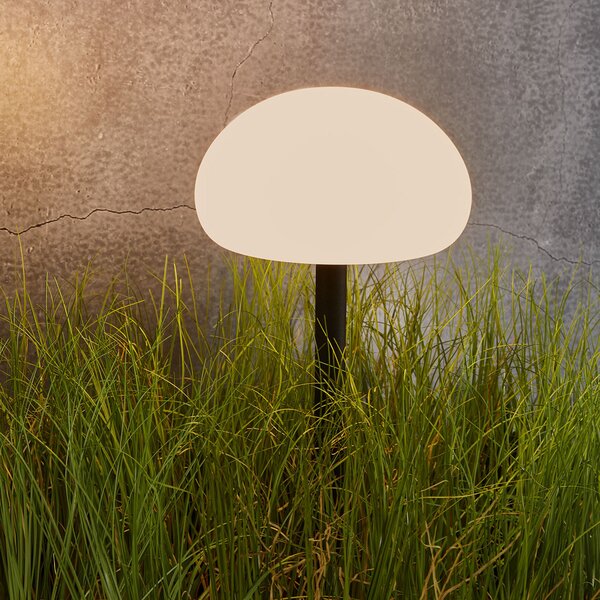 Nordlux Lampă LED cu crampon sol Sponge Spike, acumulator, reglabil, Alb, Metal, Modern
