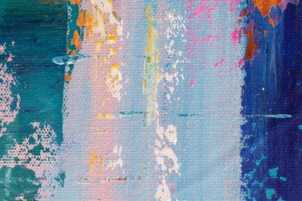 Tablou pictat ABSTRACT 1 parte 90x60 cm - 90×60 cm / Clasic 2 cm