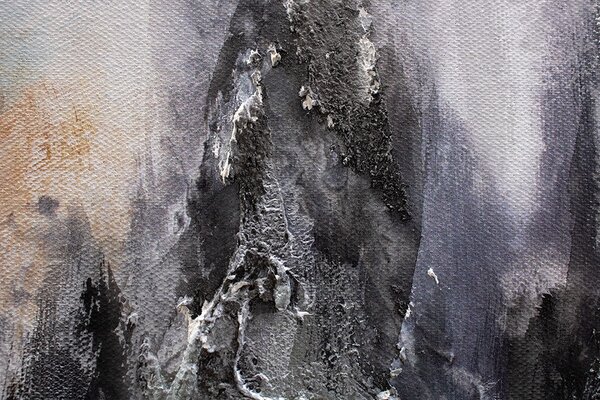 Tablou pictat ABSTRACT 1 parte 60x90 cm - 60×90 cm / Klasický 2 cm