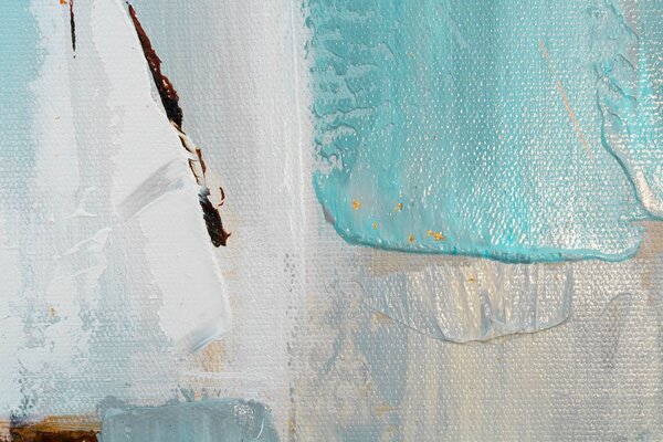 Tablou pictat ABSTRACT 1 parte - 70x70 cm
