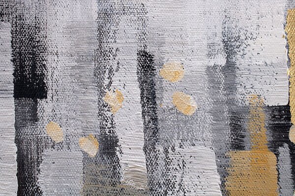 Tablou pictat ABSTRACT 1 parte 90x60 cm - 90×60 cm / Clasic 2 cm