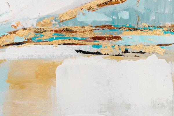 Tablou pictat ABSTRACT 1 parte - 70x70 cm