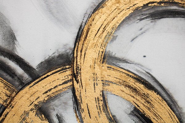 Tablou pictat ABSTRACT 1 parte 90x60 cm - 90×60 cm / Klasický 2 cm