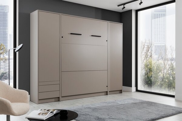 Canapea extensibilă verticală Genius 120x200 cu un birou - congo / cașmir