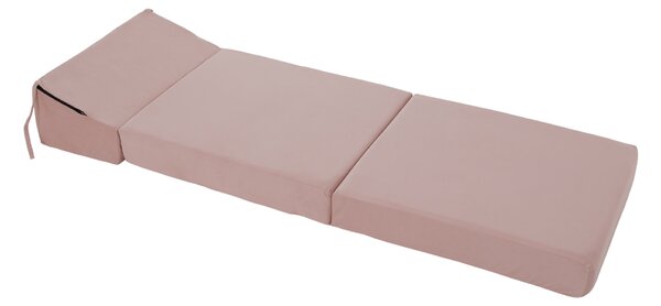 KONDELA Saltea pliabilă/fotoliu extensibil, 2 in 1, roz, PELOS