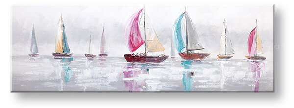 Tablou pictat LODE 1 parte CFAZH5842C+ME1 - 120x40 cm - 120×40 cm / Clasic 2 cm