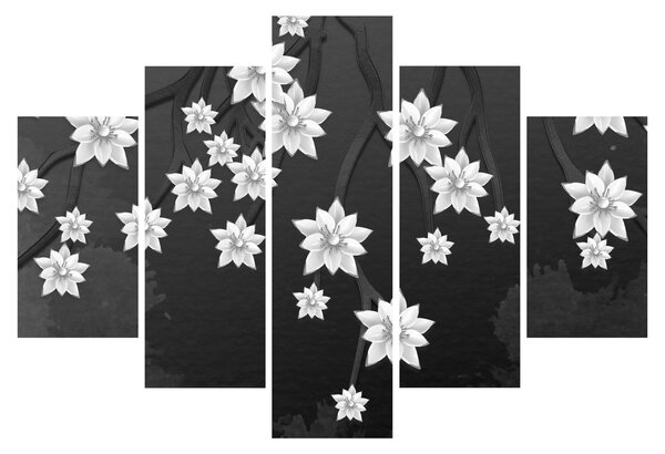 Tablou - Flori pe ramuri (150x105 cm)