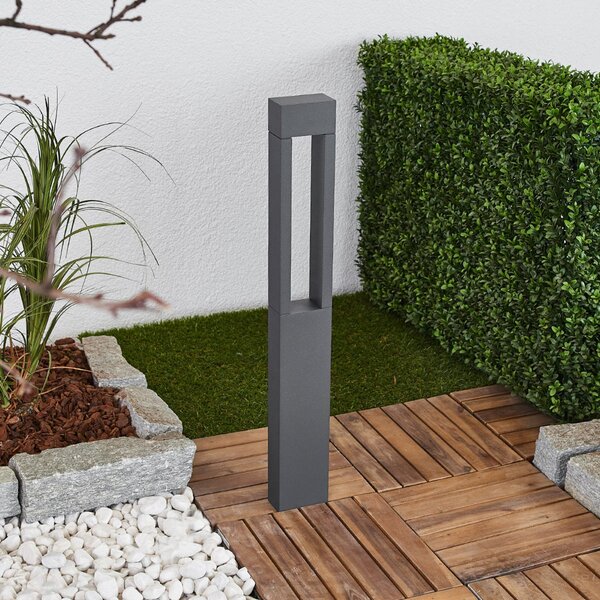 BEGA 77265K3 lampă trotuar grafit 3.000K deschis, Gri, Metal, Modern
