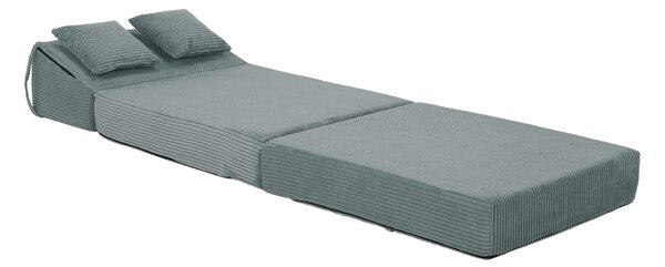 KONDELA Saltea pliabilă/fotoliu extensibil, 2 in 1, mentolat, PELOS