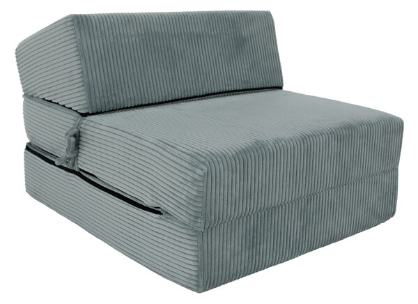 KONDELA Saltea pliabilă/fotoliu extensibil, 2 in 1, mentolat, PELOS