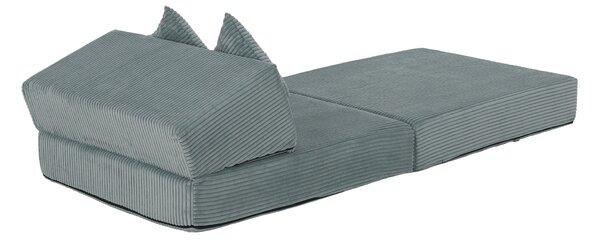 KONDELA Saltea pliabilă/fotoliu extensibil, 2 in 1, mentolat, PELOS