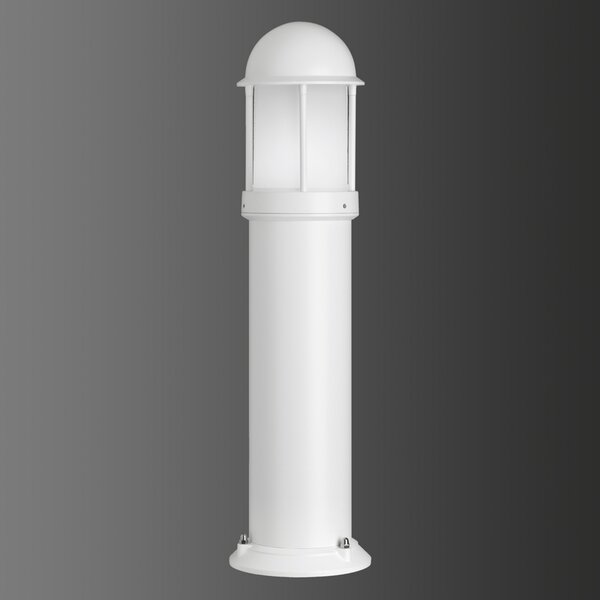 LCD Lampă de trotuar Mason, vopsit câmp electro, alb, reglabil, Alb, Metal, Modern