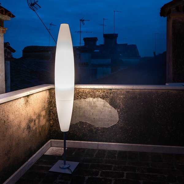 Foscarini Havana outdoor terra lampă deco picior, Alb, Plastic, Design