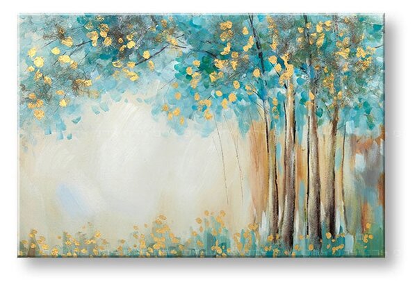 Tablou pictat STROM 1 parte 90x60 cm - 90×60 cm / Klasický 2 cm