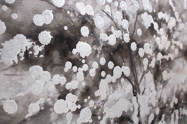 Tablou pictat STROM 1 parte 90x60 cm - 90×60 cm / Klasický 2 cm