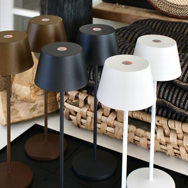 LOOM DESIGN Modi LED lumina patio, corten, reglabil, Maro / Rugină, Camera de zi / sufragerie, Metal, Modern