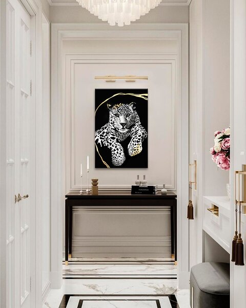Tablouri pe panza - PREMIUM ART - Ghepard odihnindu-se 90x60 cm