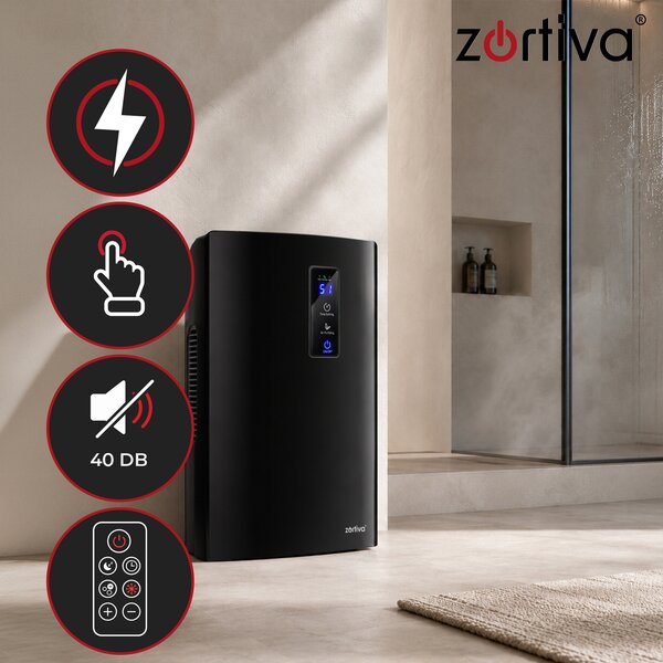 Dezumidificator de aer și absorbant de umiditate - aparat electric pentru umezeală Zortiva 28277