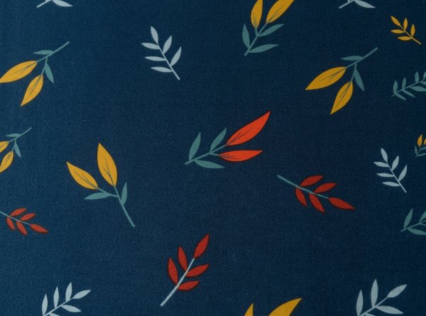 Cearsaf din microfibra LUNERIS albastru 90x200 cm