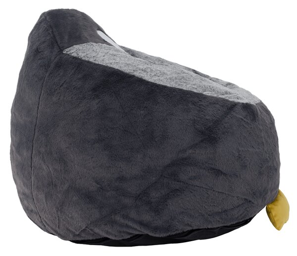 KONDELA Fotoliu tip sac pinguin, gri, PINGO