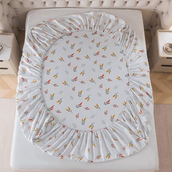 Cearsaf din microfibra VELIORA alb 90x200 cm